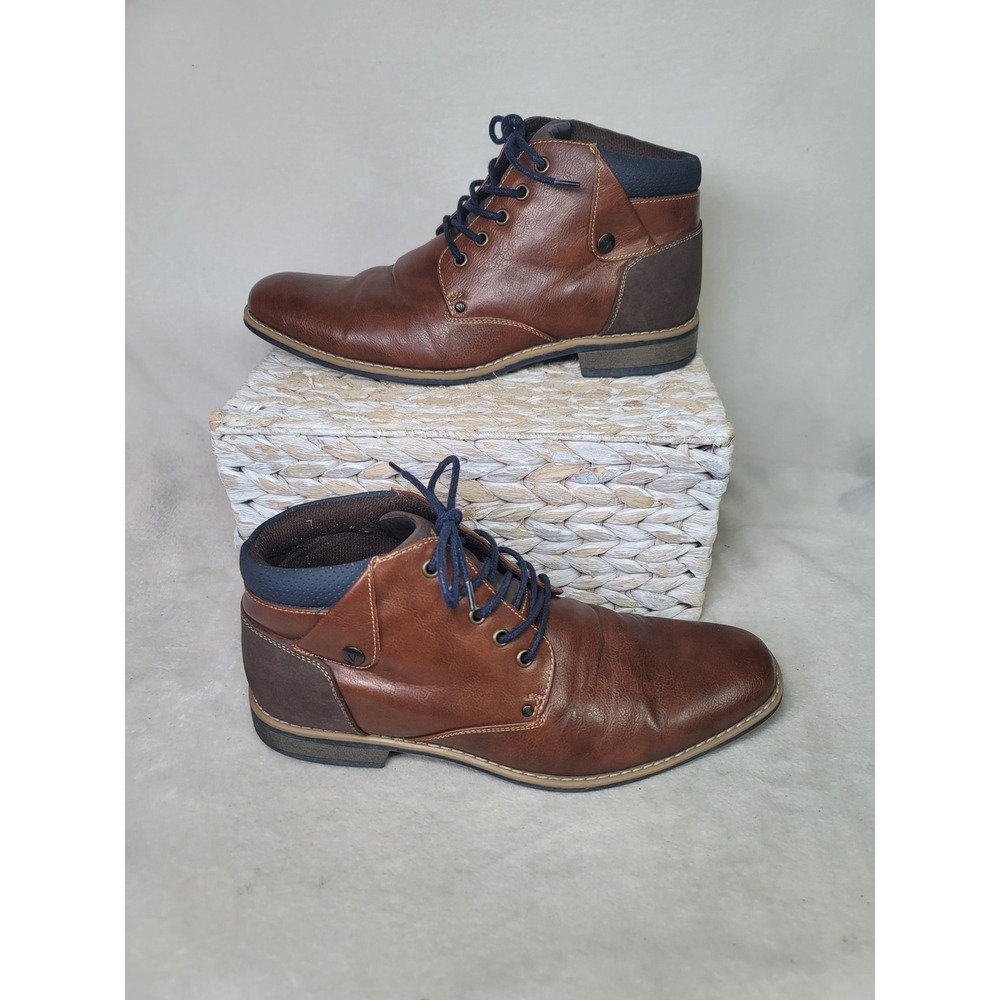 Venice Brown Chukka Boots Ankle Shoes Mens Heritage Workwear Rugged 43 9.5-10